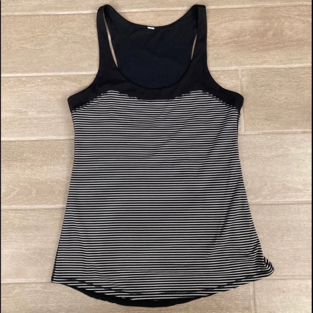 Lululemon Align black/white workout tank